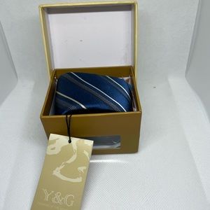 Y&G Fashion Of The Moment Dark Cadet Blue Men Necktie  Skinny